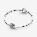 Charm Margherita Viola Con Lavorazione Openwork
