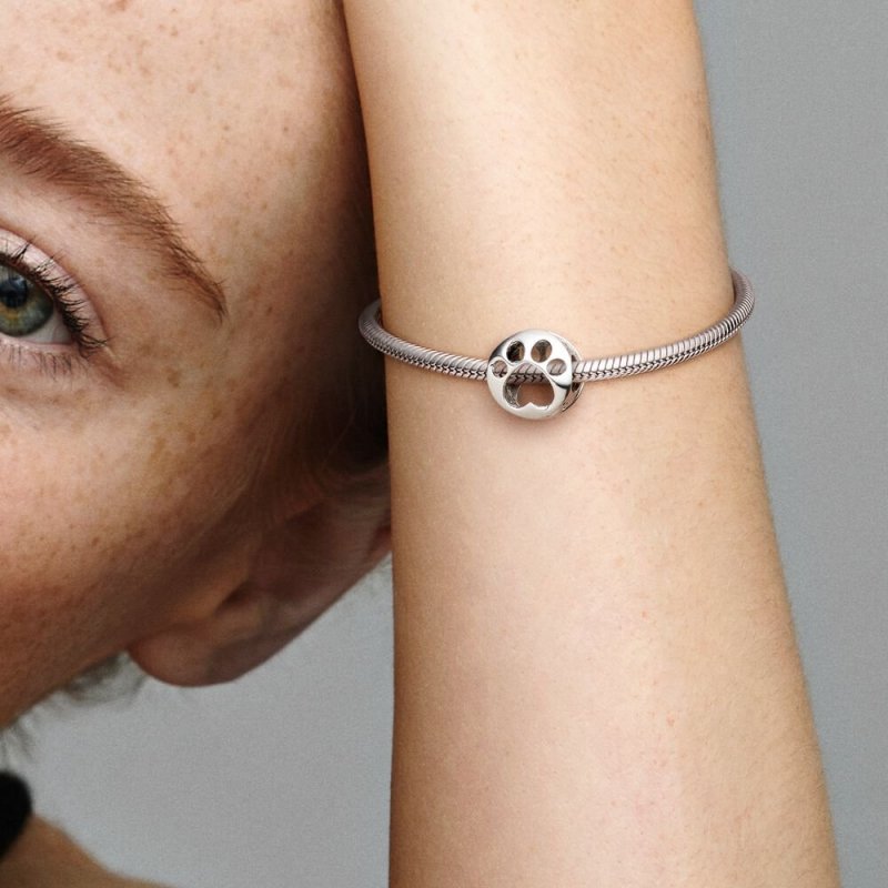 Paw Sterling Silver Charm