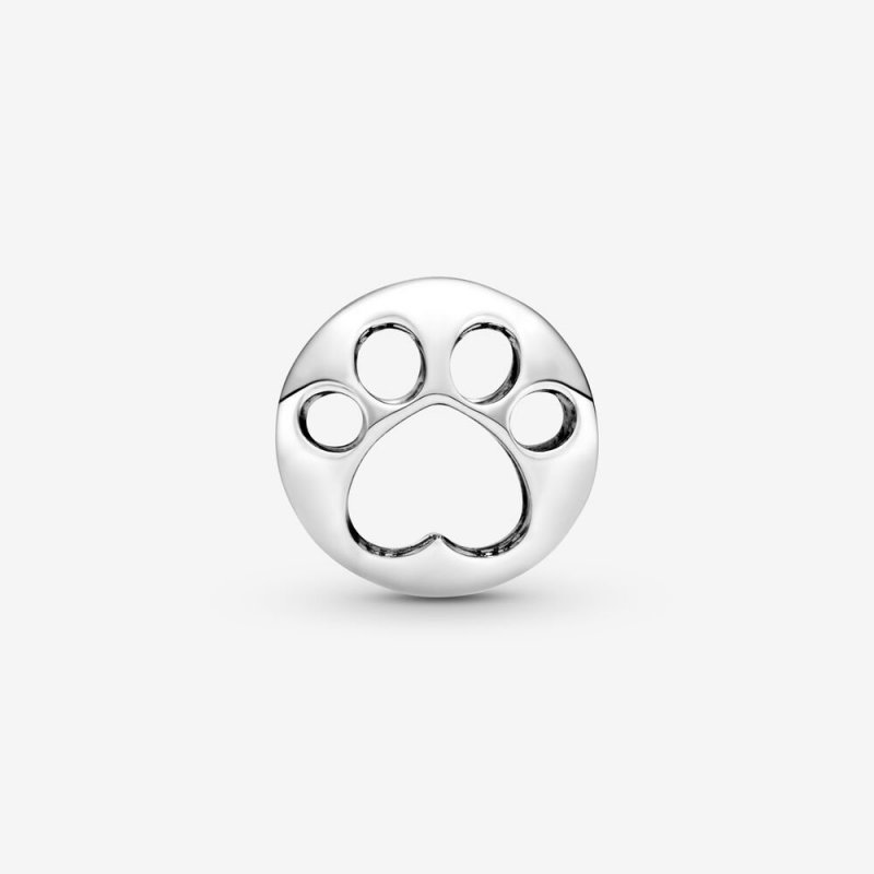 Paw Sterling Silver Charm