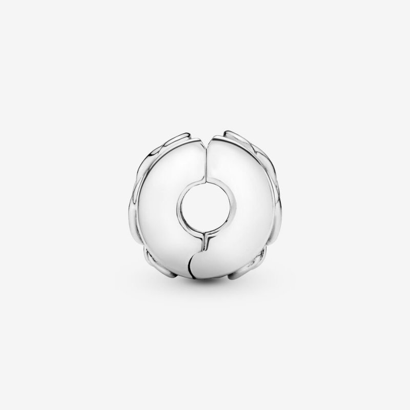 Knotted Hearts Silver Clip