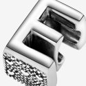Letter E Silver Charm