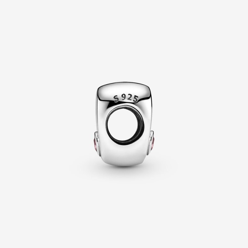 Sister Heart Silver Charm With