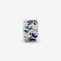Butterfly Silver Clip With Gre