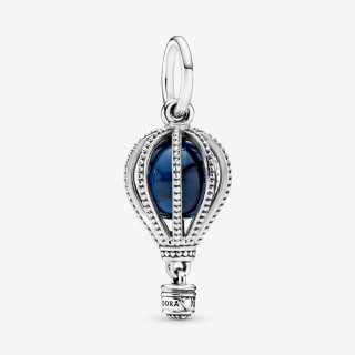 Air Balloon Silver Dangle With