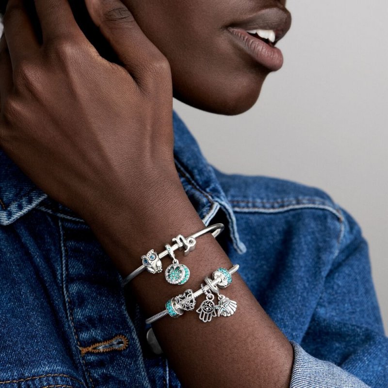 Clover Silver Dangle With Roya