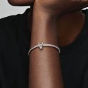 Letter V Silver Charm