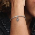 Hamsa Hand Sterling Silver Dangle