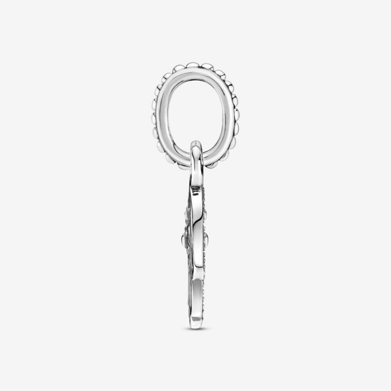 Hamsa Hand Sterling Silver Dangle