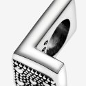 Letter L Silver Charm