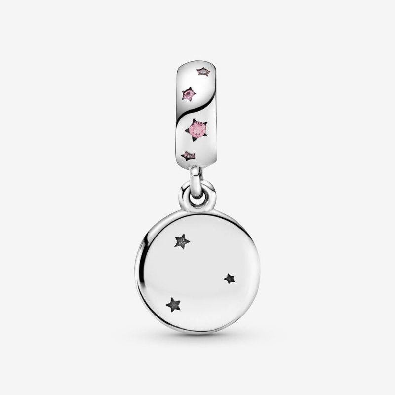 Sisters Silver Dangle With Fan