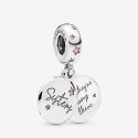 Sisters Silver Dangle With Fan