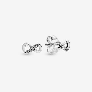 Infinity Sterling Silver Stud