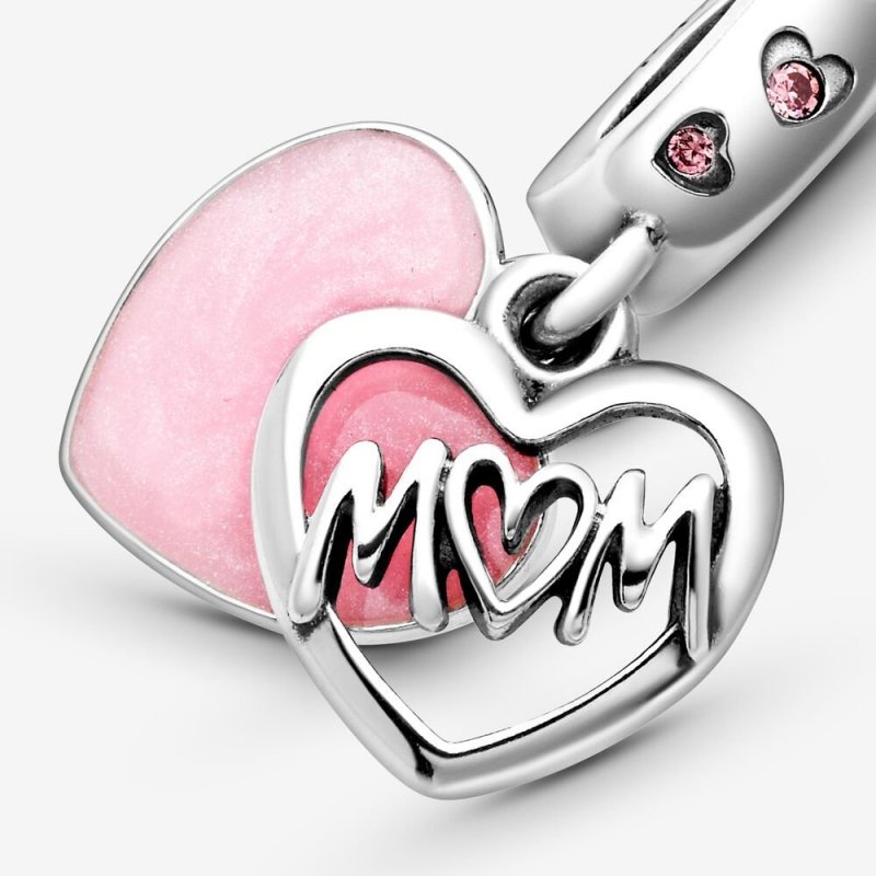 Mum Sterling Silver Dangle Wit