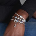 Eiffel Tower Silver Dangle