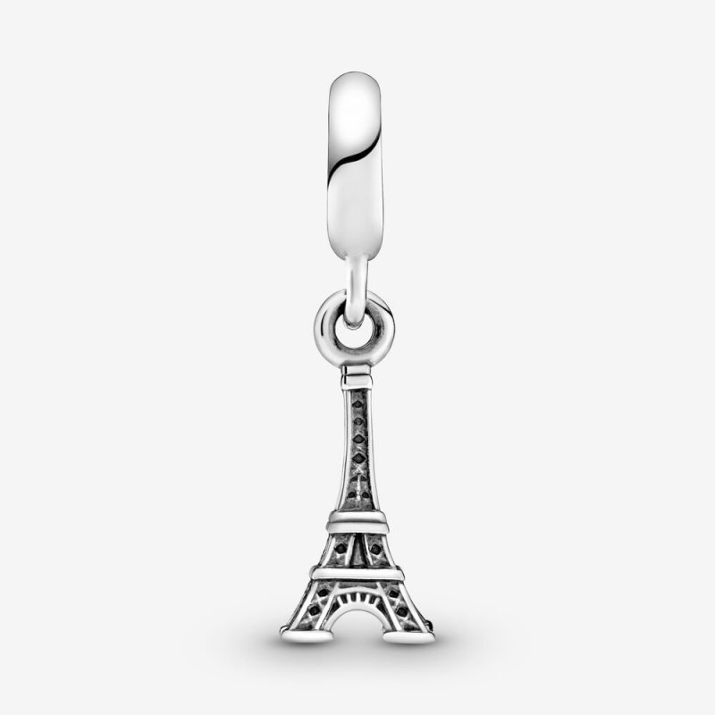 Eiffel Tower Silver Dangle