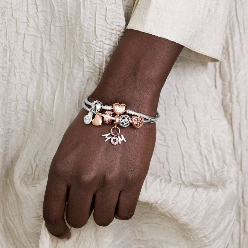 Infinity Silver Charm