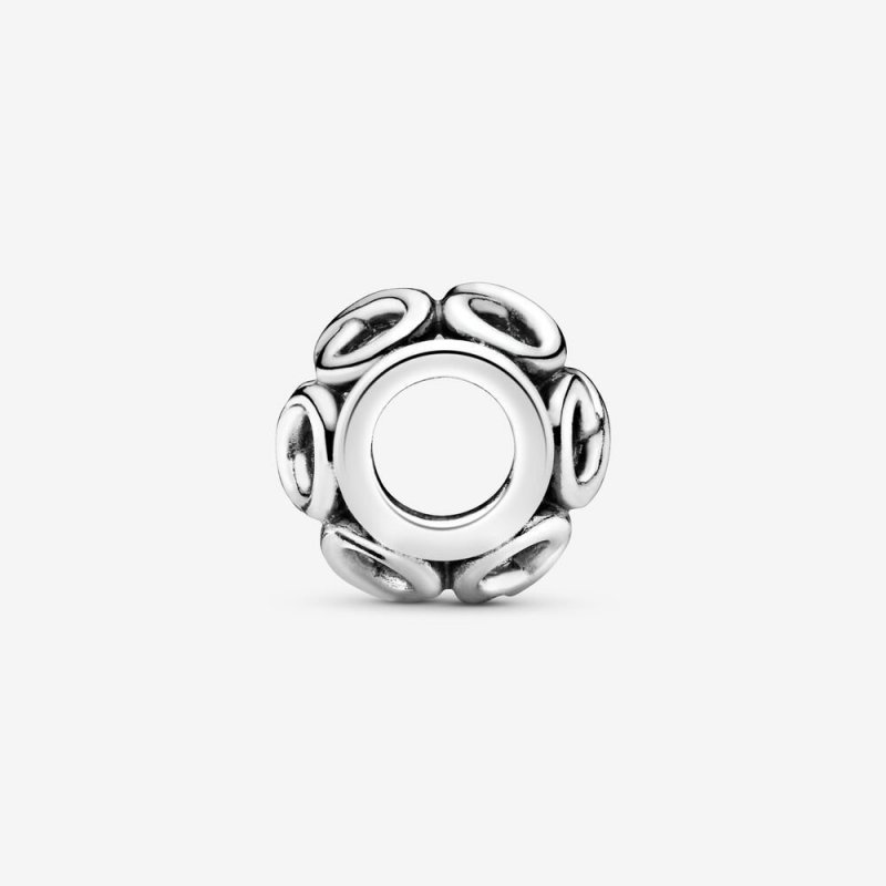 Infinity Silver Charm