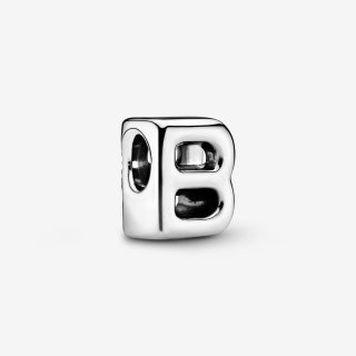 Letter B Silver Charm