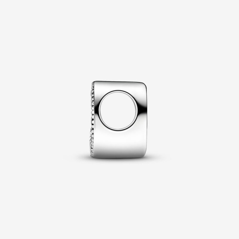 Letter B Silver Charm