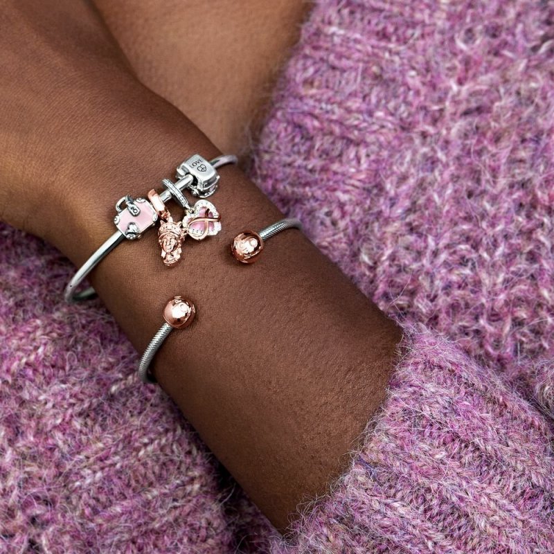 Charm Pendente A Cuore Infinito Scintillante