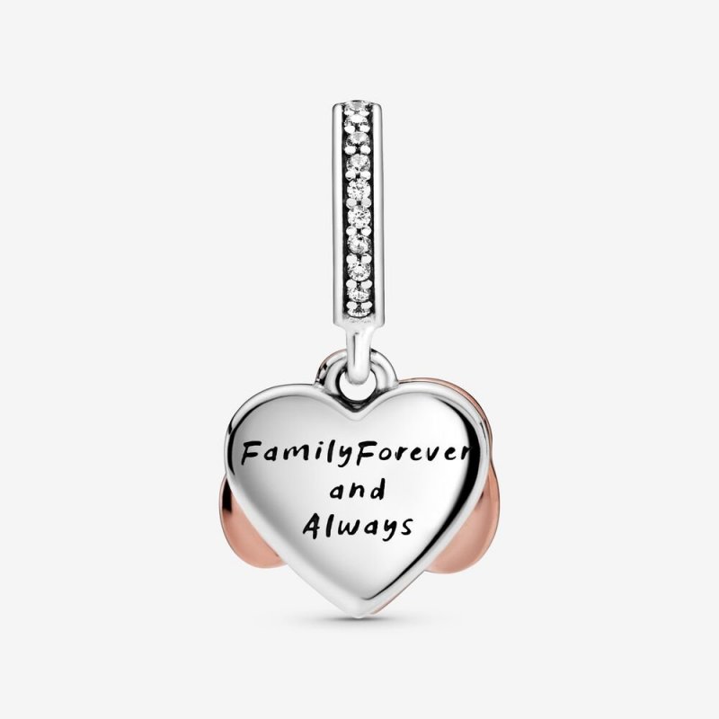 Charm Pendente A Cuore Infinito Scintillante