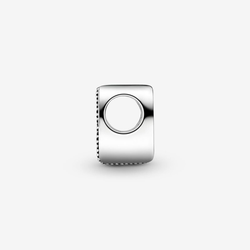 Letter P Silver Charm