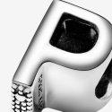 Letter P Silver Charm