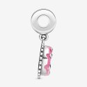 Charm Pendente Torta Di Compleanno Rosa