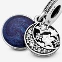 Moon And Star Silver Dangle Wi