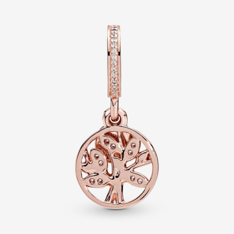 Pandora Rose Family Tree Dangle With Cle