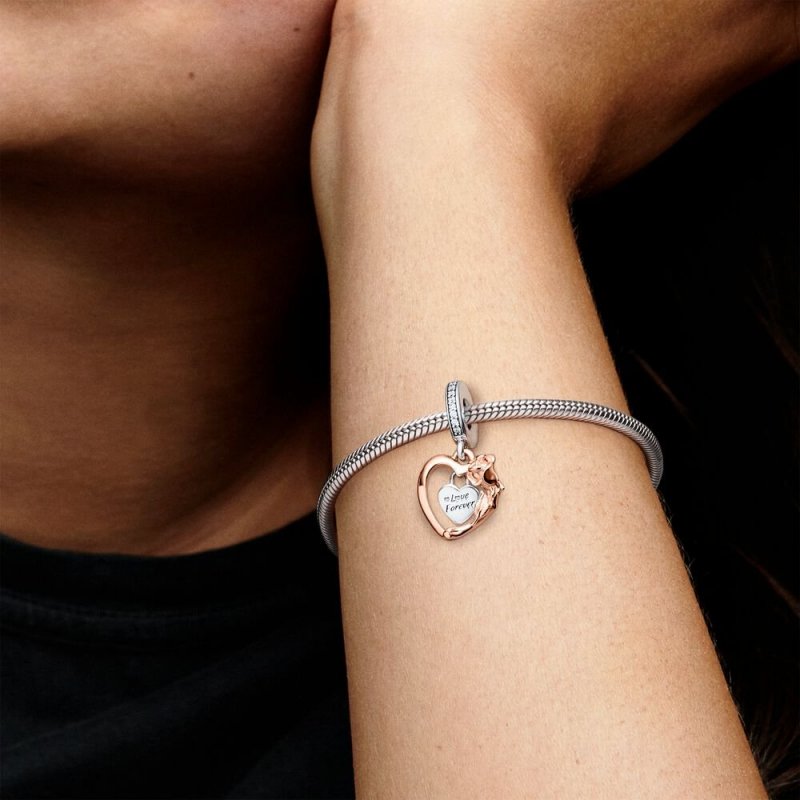 Heart Sterling Silver And Pand