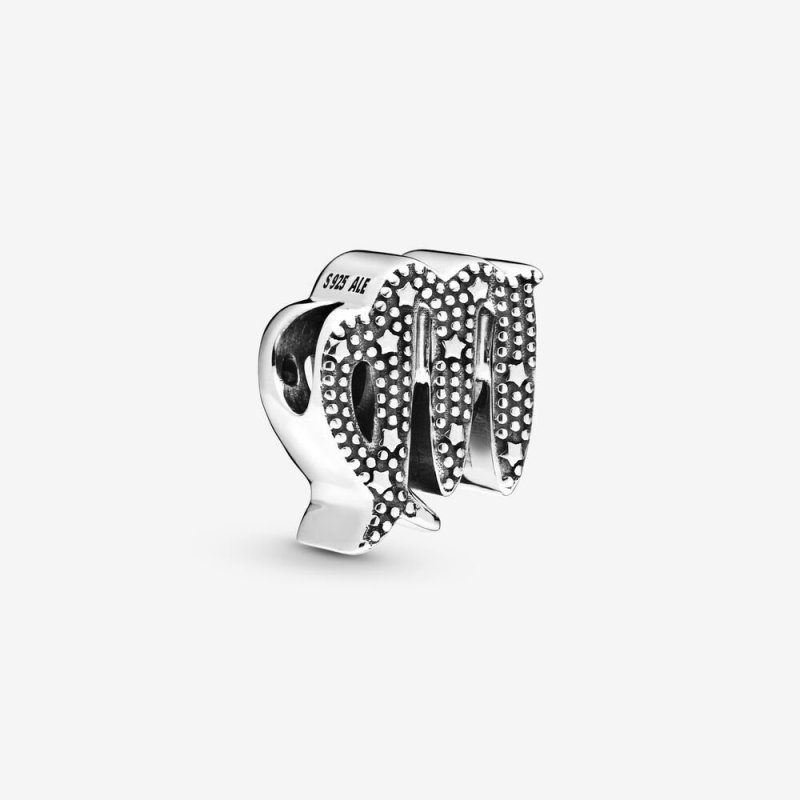 Virgo Sterling Silver Charm Wi