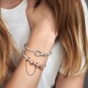 Beaded Heart Pandora Rose Charm