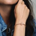 Pandora Rose Clip With Clear C