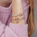 Pandora Rose Clip With Clear C