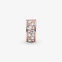 Pandora Rose Clip With Clear C