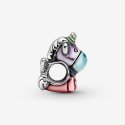 Charm Bruno L'Unicorno Con Arcobaleno Colorato