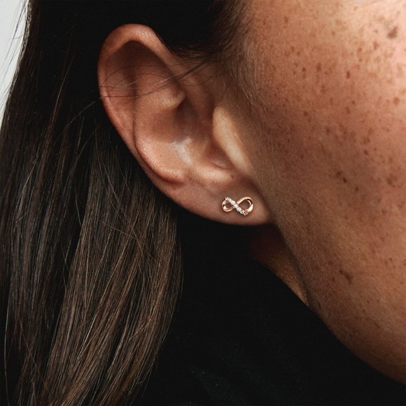 Infinity Pandora Rose Stud Ear