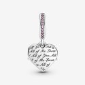 Charm Pendente Cuore E Mamma