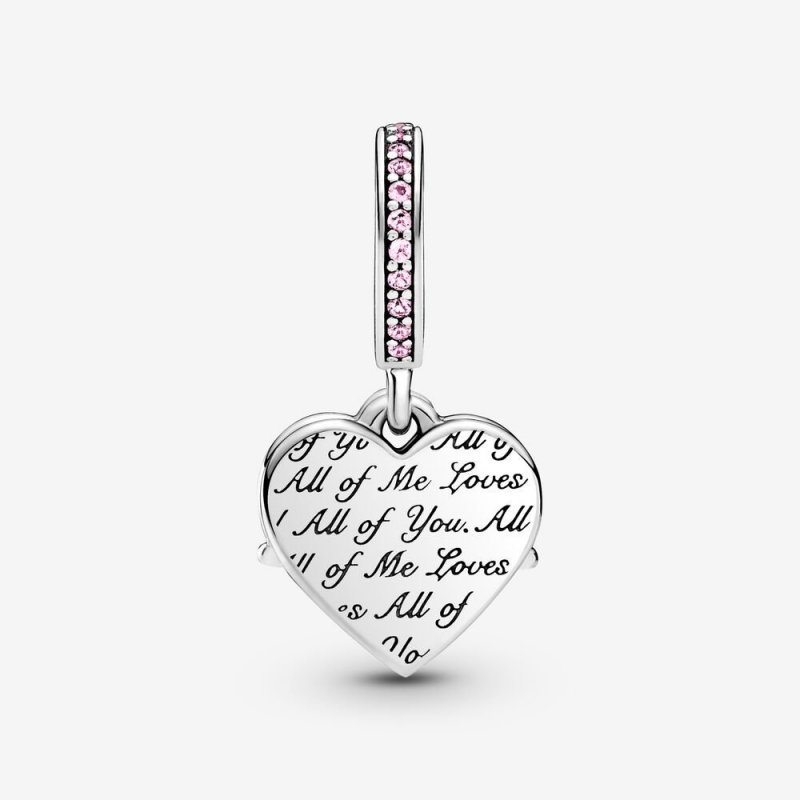 Charm Pendente Cuore E Mamma