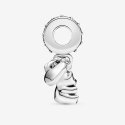 Silver Dangle With Clear Cubic