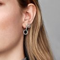 Silver Stud Earrings With Clea