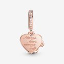Charm Pendente A Cuore Amore Infinito