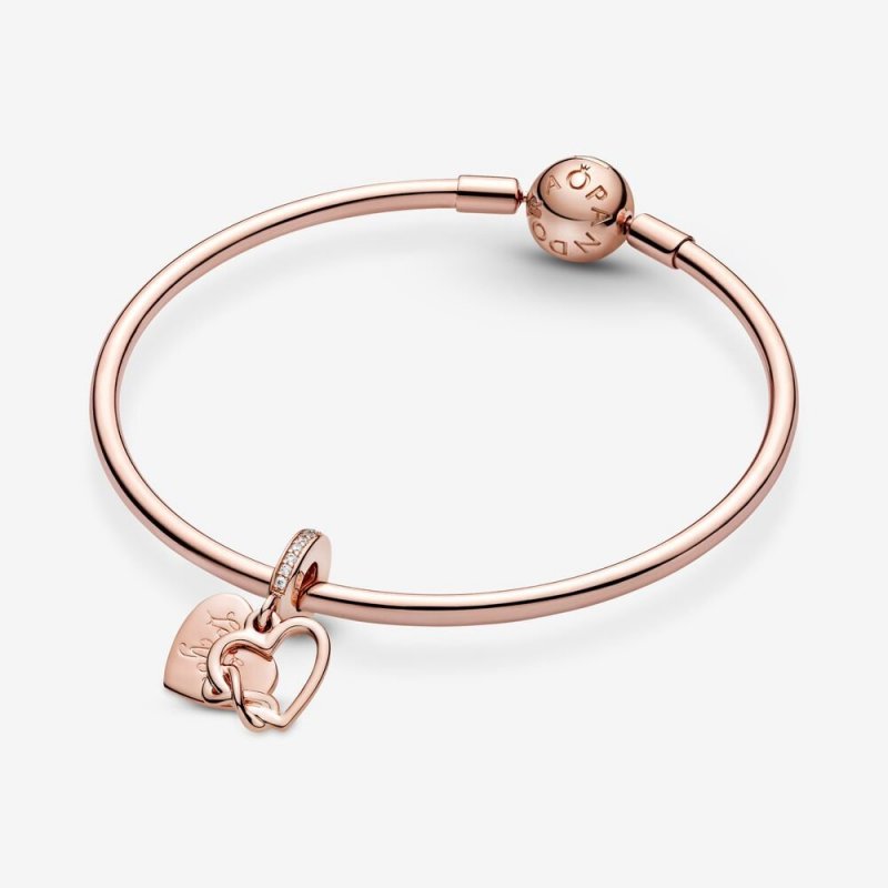 Charm Pendente A Cuore Amore Infinito