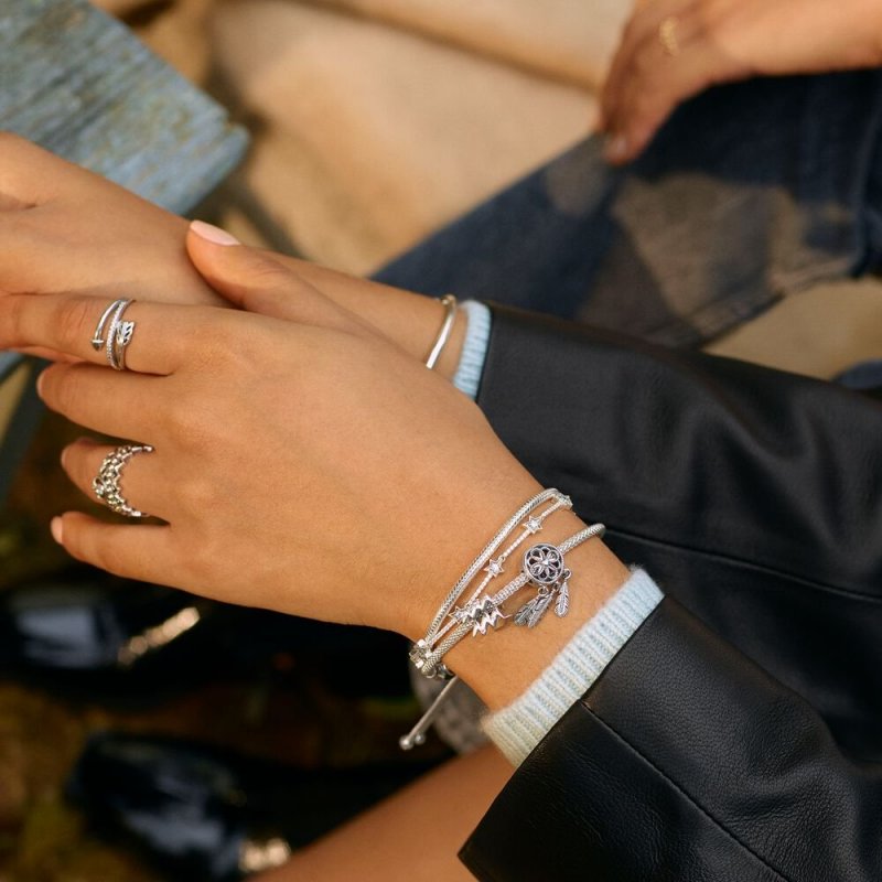 Aquarius Sterling Silver Charm
