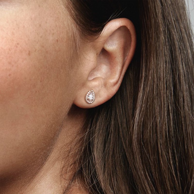 Pandora Rose Stud Earrings Wit