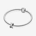 Letter X Silver Charm