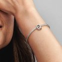 Letter Q Silver Charm
