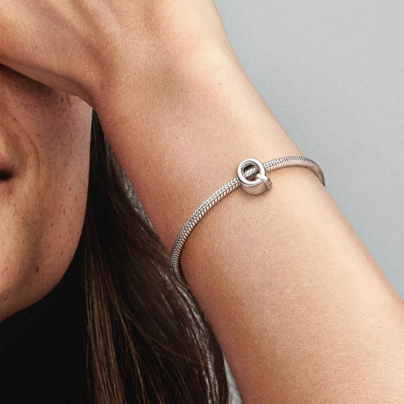 Letter Q Silver Charm