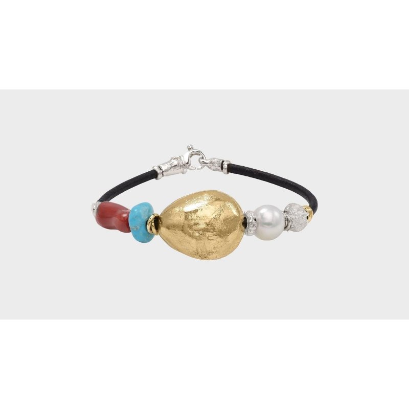 Misani - Bracciali In Cuoio - Oro - Donna